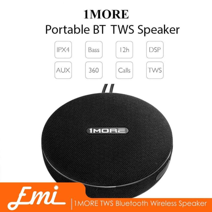 1MORE TWS Bluetooth Wireless Speaker Bluetooth 4.2 S1001 - 1 Unit Mono