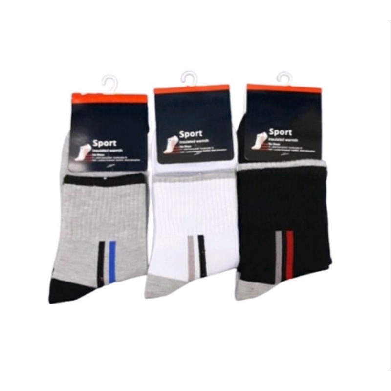 Kaos Kaki Sport Bordir / Kaos Kaki Olahraga / Kaos Kaki