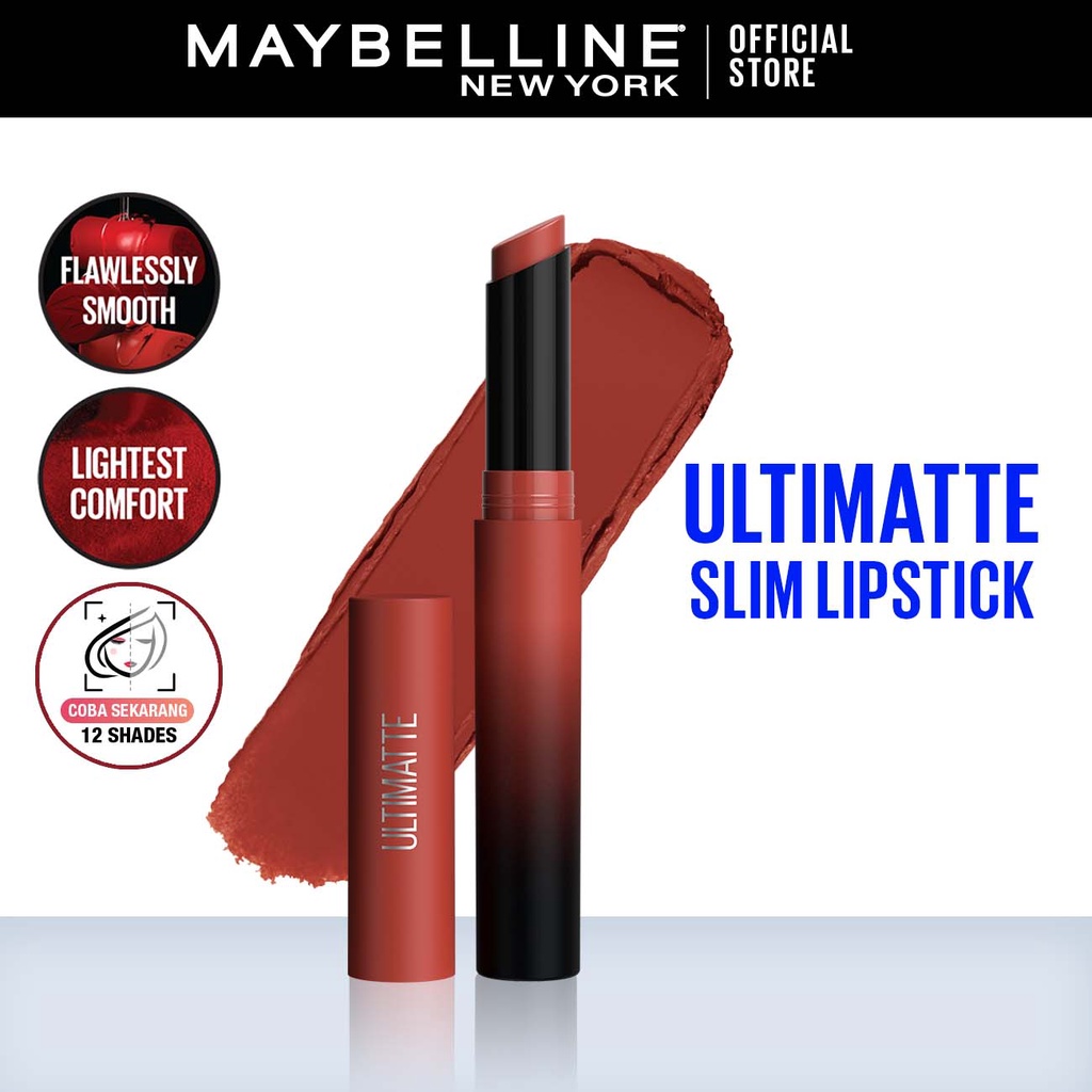 Maybelline Color Sensational Ultimatte Slim Lipstick - Lipstik Make Up