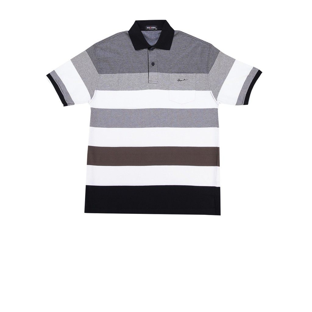 HASSENDA MAN BIG SIZE KAOS POLO SALUR LA ROUSSE