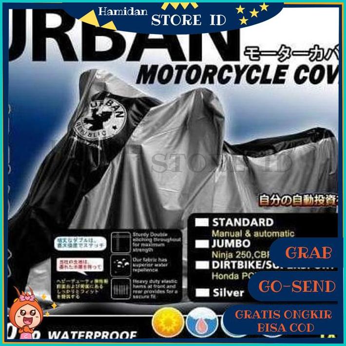 Sarung Cover Motor Urban Big Jumbo Size Anti Air UV Ninja 250 vixion TERBAIK