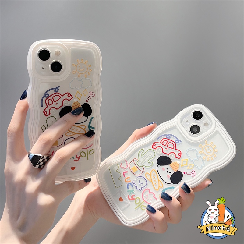 Soft Case Silikon Transparan Motif Anjing Lucu Untuk iPhone 13 12 11 Pro Max X Xr Xs Max SE 8 7 6 6s Plus