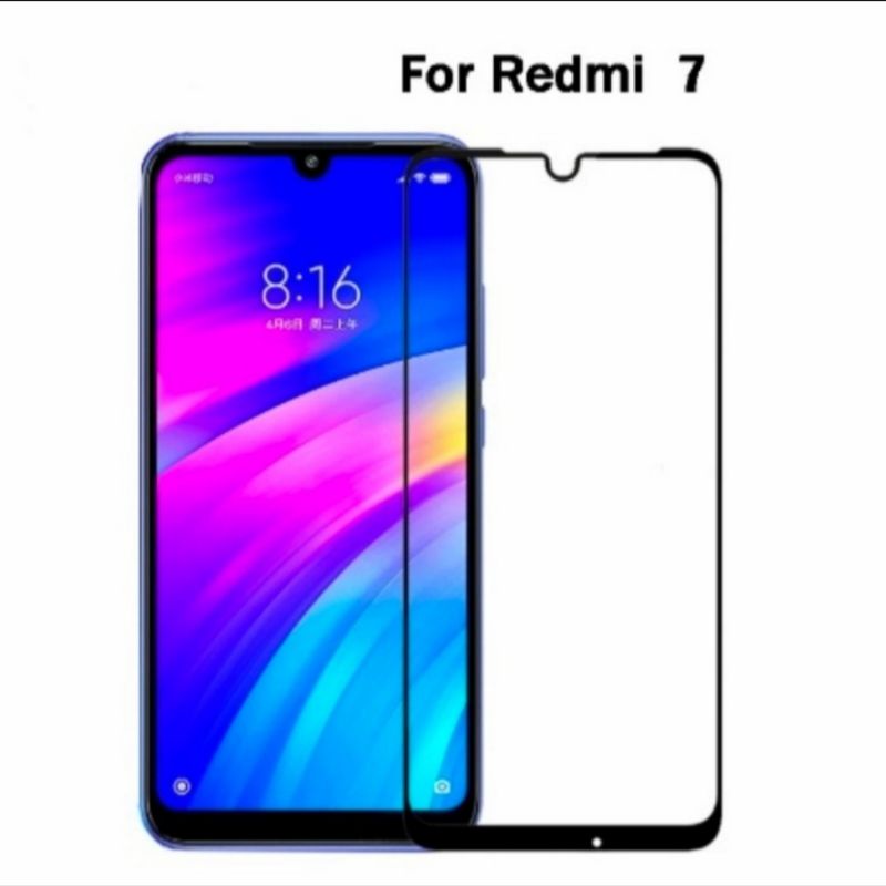 Xiaomi Redmi 5 6 7 tempered glass anti gores kaca full lcd