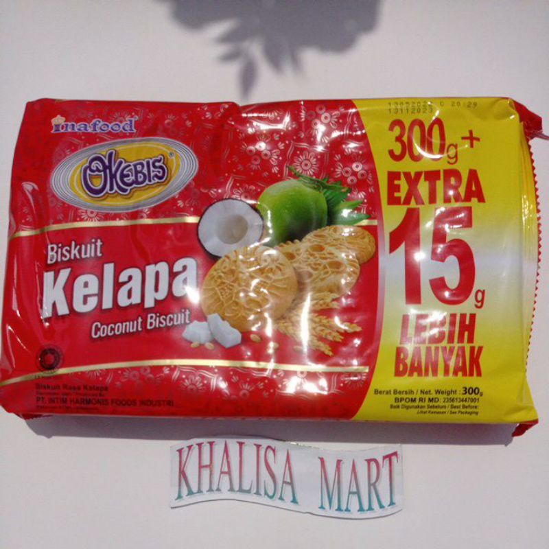 

Biskuit Kelapa Okebis | Inafood 315 gram