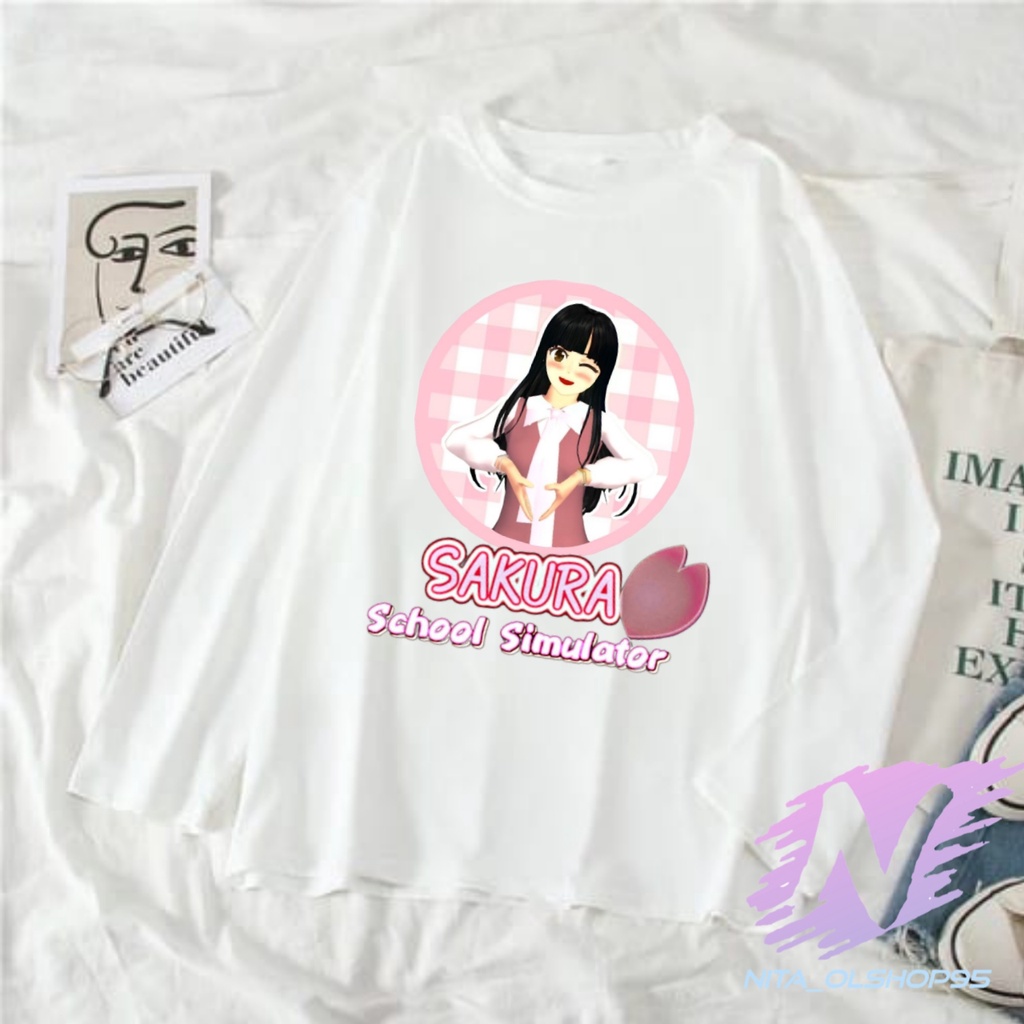 BAJU KAOS ANAK LENGAN PANJANG SAKURA SCHOOL SIMULATOR TERLARIS