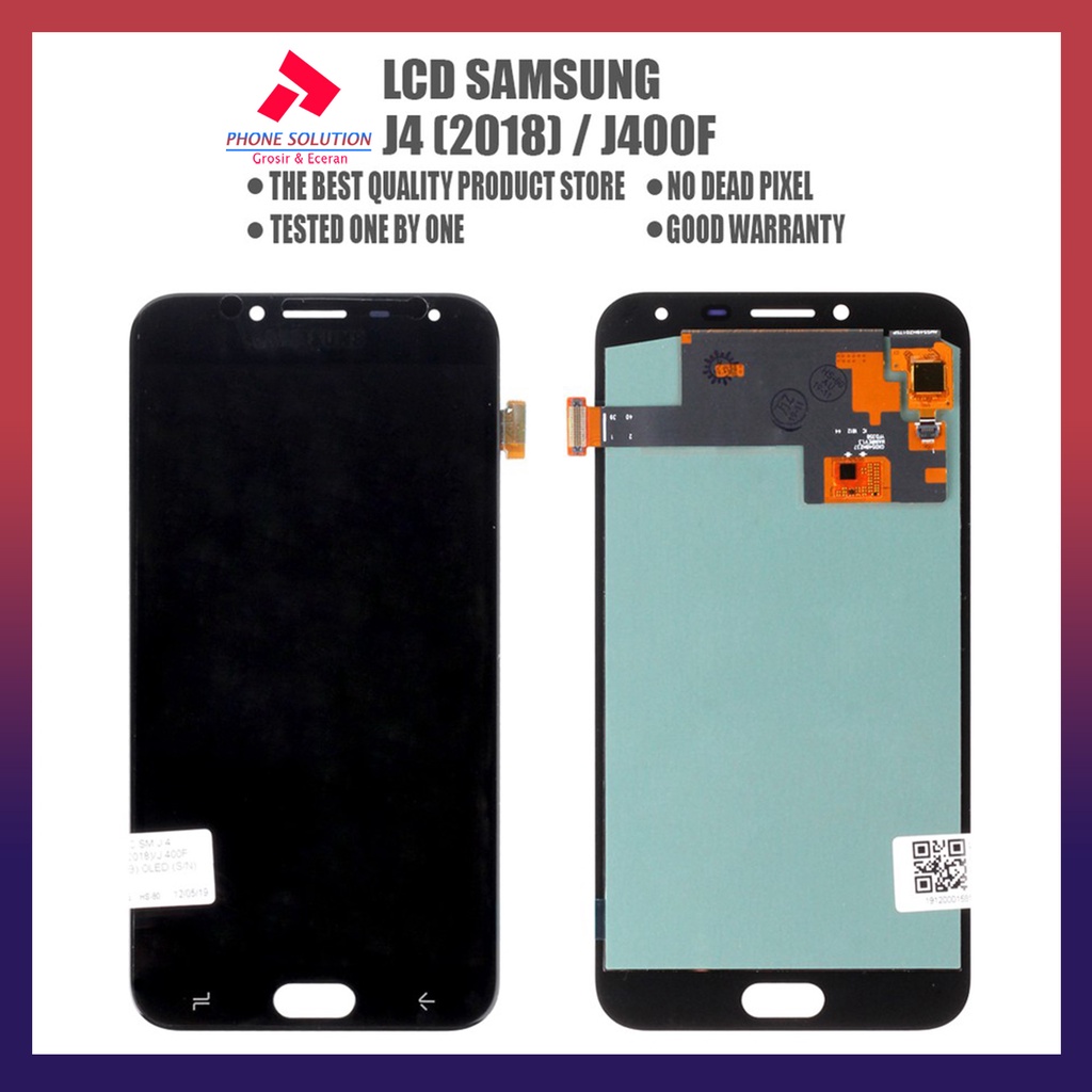 LCD Samsung J4 J400F 2018 Versi 100% Original Fullset Touchscreen // Supplier LCD Samsung - Garansi 1 Bulan