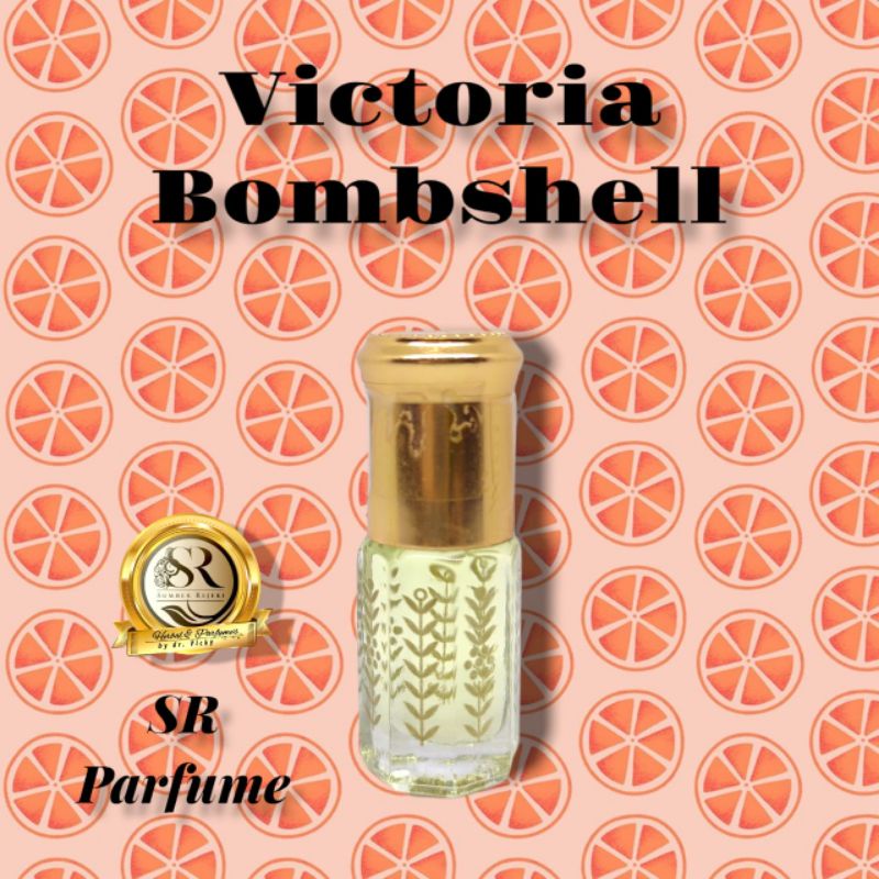 Parfum Victo*ria Bomb*shell Kemasan Tola Padi Stik Oles / Roll On Ukuran 3 , 6 dan 12 ml Murni Bibit Parfum Tidak Mengandung Campuran Apapun