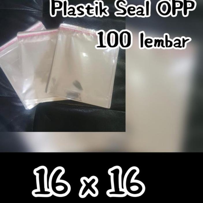 

10.10 Promo Brand Plastik Opp Seal Atas uk. 16x16 ketebalan 30micron