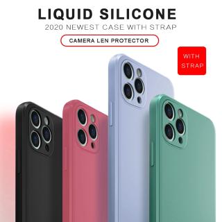 Casing Silikon Warna Permen Matte Dengan Strap Pergelangan