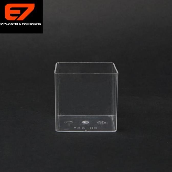 Cup Puding Ch-85 Kotak 50Ml Dessert Jelly Cup Sauce Cup (50Pcs)