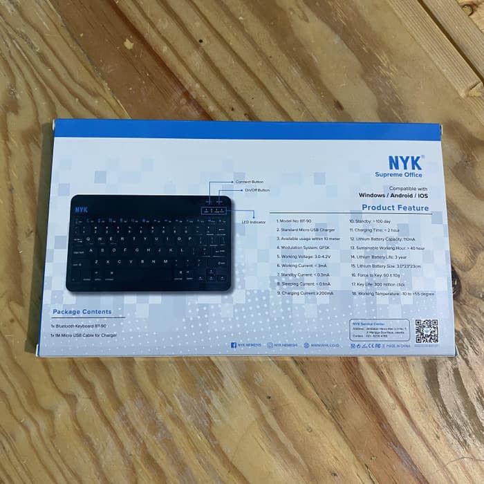 NYK BT-90 Keyboard Mini Bluetooth