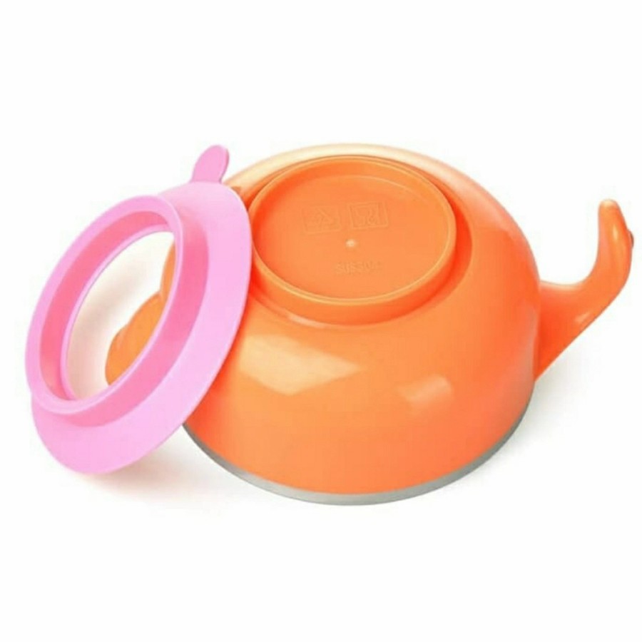 KIDSME Stainless Steel Warming Suction Bowl Mangkok Bayi Anti Slip Alat MPASI