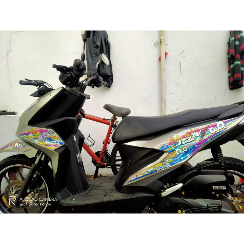 STRIPING STICKER BEAT NEW ICON I 2020-2021 TRANSPARAN HOLOGRAM THUNDER FLASH