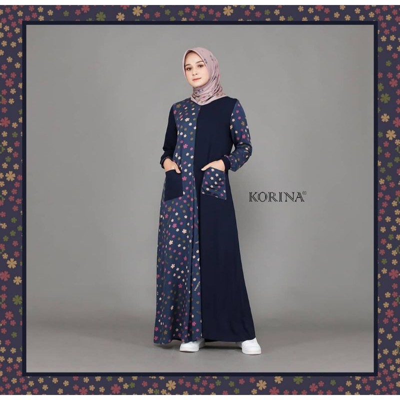 KORINA Marsya dress black and navy