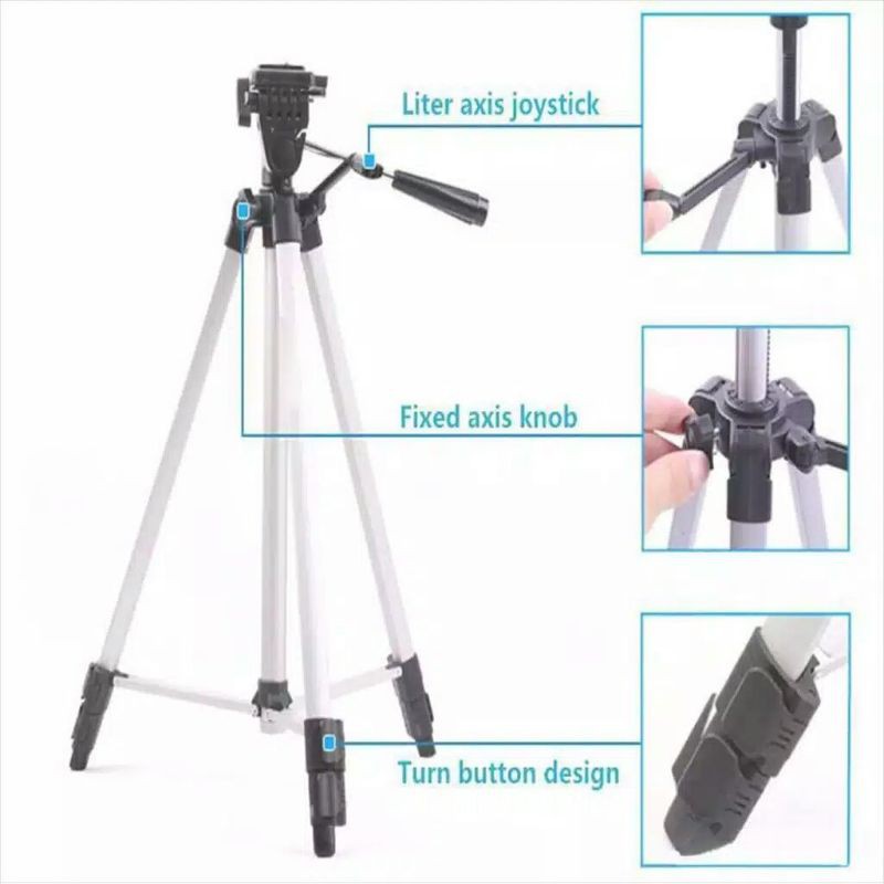 TRIPOD 1 METER HOLDER U WEIFENG WT 3110A FULL SILVER -3120A FULL