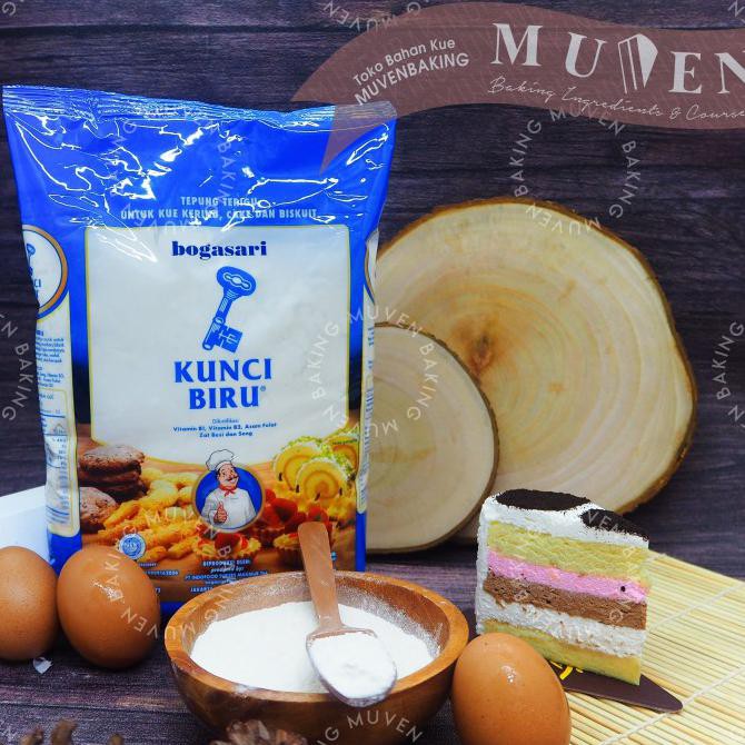 

Cuci Gudang Awal Tahun TEPUNG TERIGU BOGASARI KUNCI BIRU PREMIUM 1kg Diskon