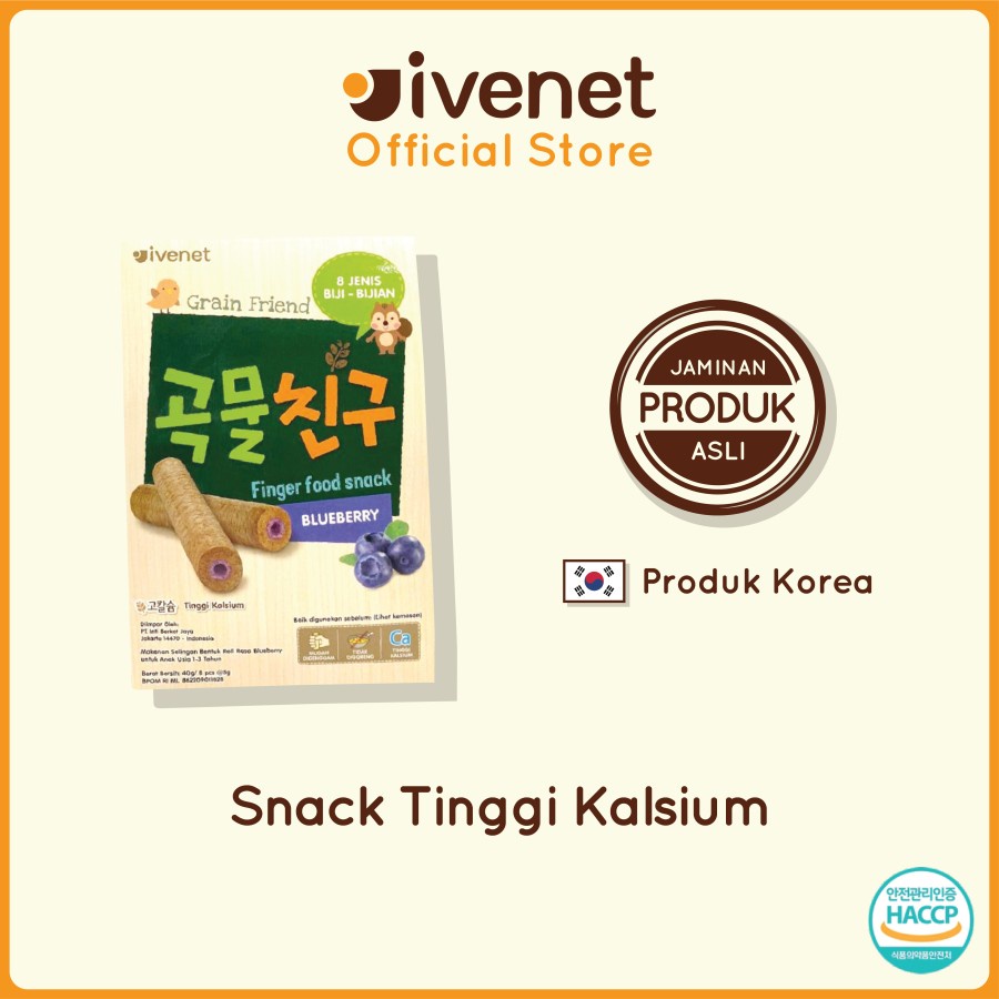 Ivenet Grain Friend - Snack Jajanan Cemilan Biskuit Bayi dan Anak