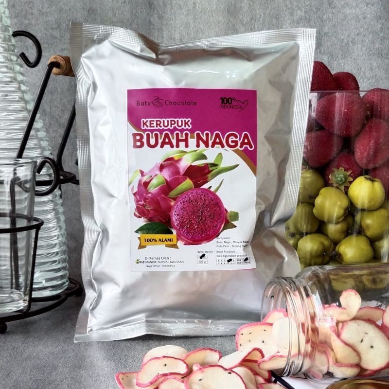 

Kerupuk Buah Naga Khas Malang 50 gr