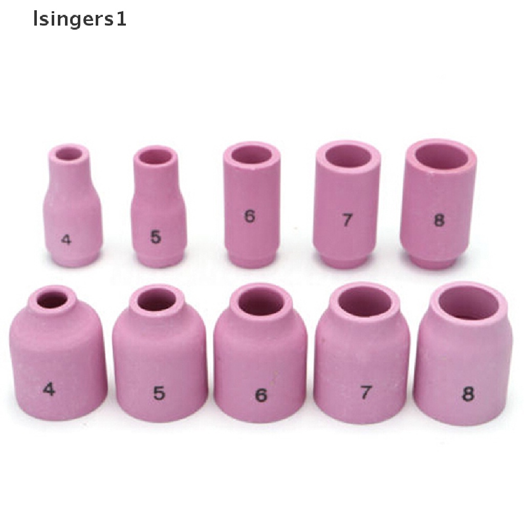 (lsingers1) 49pcs kit cup Kaca Untuk Lensa gas Stang Las tig wp-17 / 18 / 26