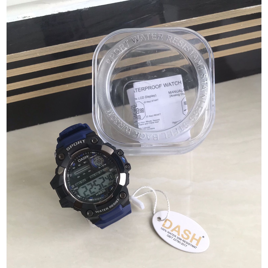 7.7 SALE JAM TANGAN SPORT DASH DIAMETER 4CM