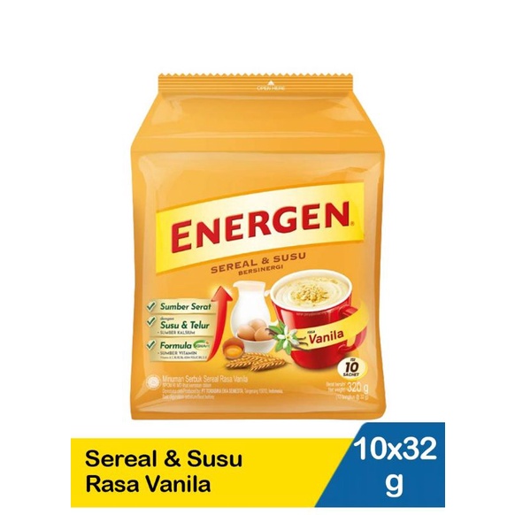 

Energen Sereal & Susu Vanila 10X32g