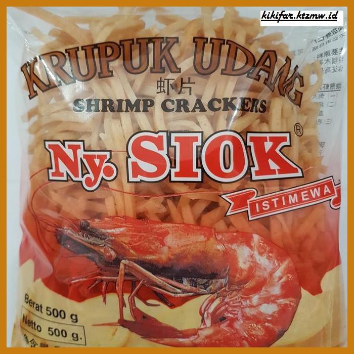 

Makanan-Kering- Kerupuk Udang Ny. Siok Stik Istimewa 500Gr -Aneka.