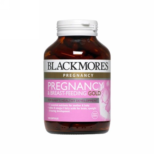 BLACKMORES PREGNANCY &amp; BREASTFEEDING GOLD BOTOL 120 KAPSUL