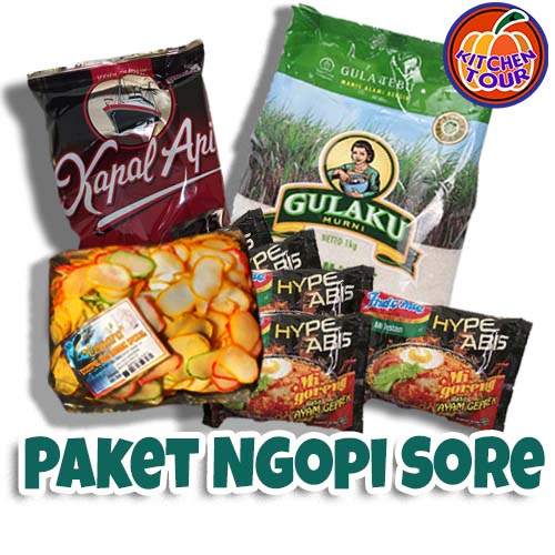 

Paket kopi kapal api 165g dan gulaku 1kg