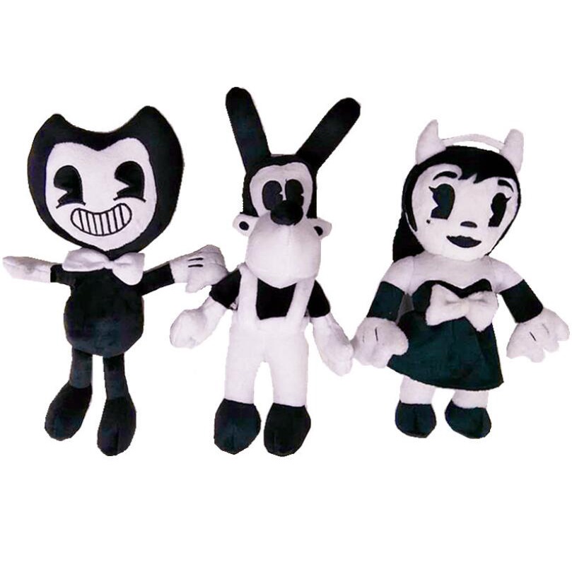 23-30cm Boneka Karakter Game Bendy Bahan Plush