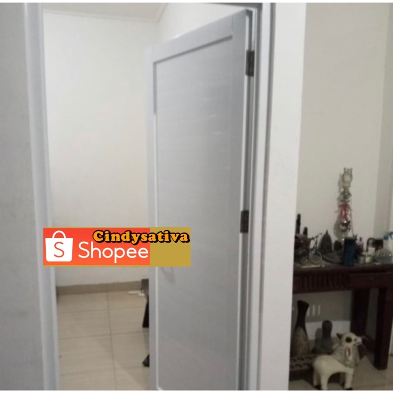 Pintu Utama / Pintu Kamar Aluminium ACP Full Panel Minimalis (FULL SET)