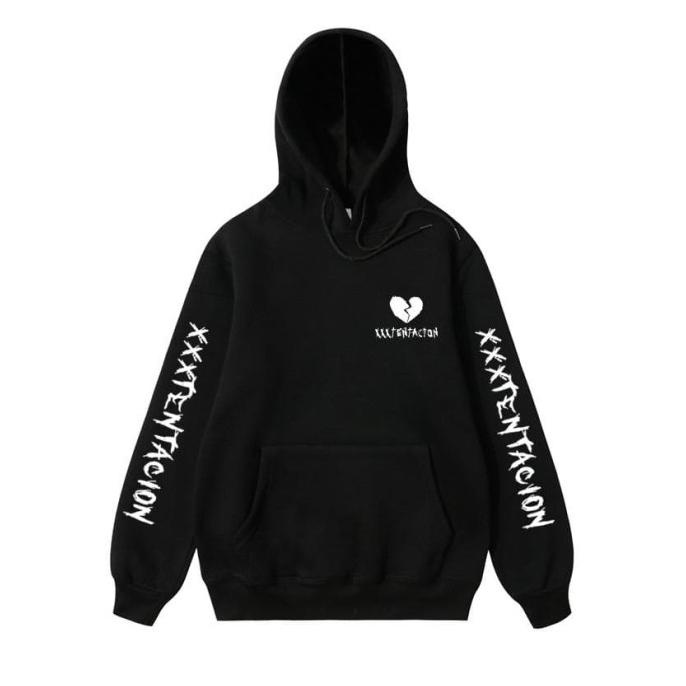 Jaket Sweater Xxxtentacion Hoodie Distro Pria Jumper Laki Wanita Fleece Polos Murah