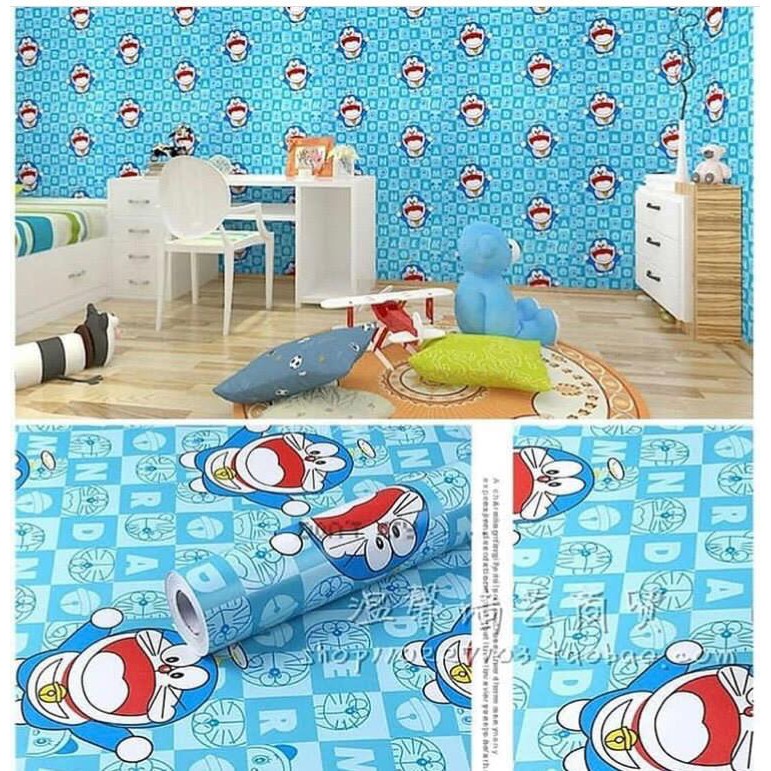 DORAEM0N K0TAK Wallpaper  dinding ukuran 45cm X 10m 