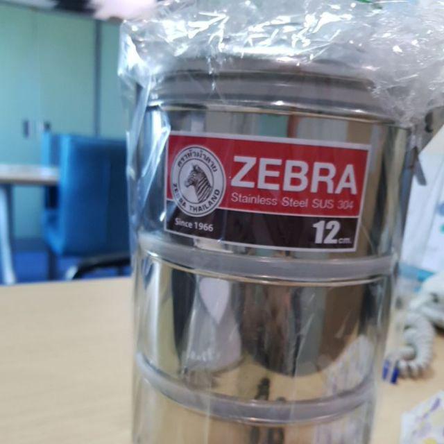 Rantang Susun, Food Carrier Air Tight Smart Lock D12x3 Zebra