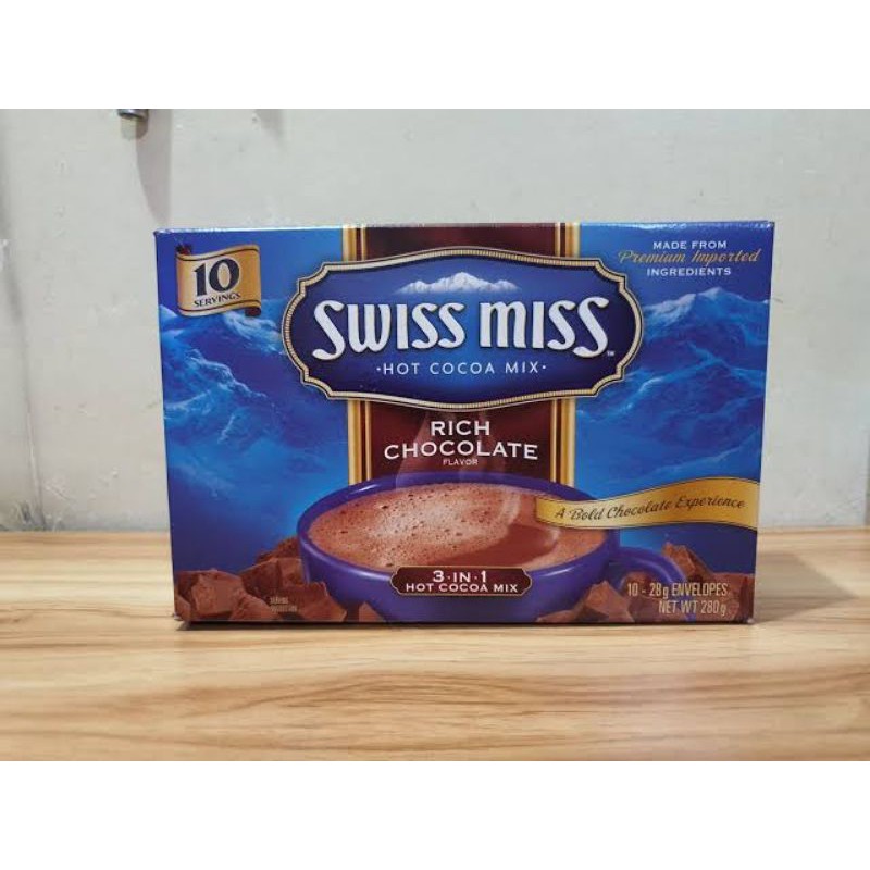 

SWISS MISS RICH CHOCOLATE 10 SACHET 280GR