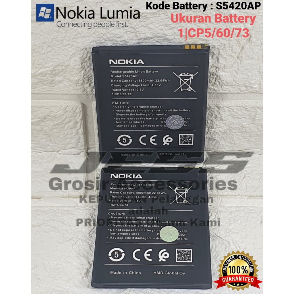 Baterai Battery Original NOKIA C1 2020 - Nokia TA-1165 - Nokia C 1 Android Kode Batre S5420AP