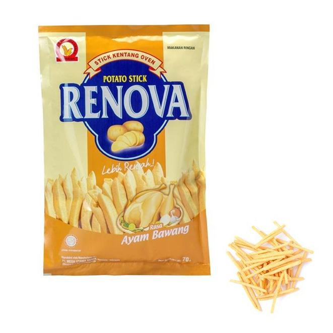 

(SEDANG DISKON) Stik Kentang Renova Rasa Ayam Bawang 70g