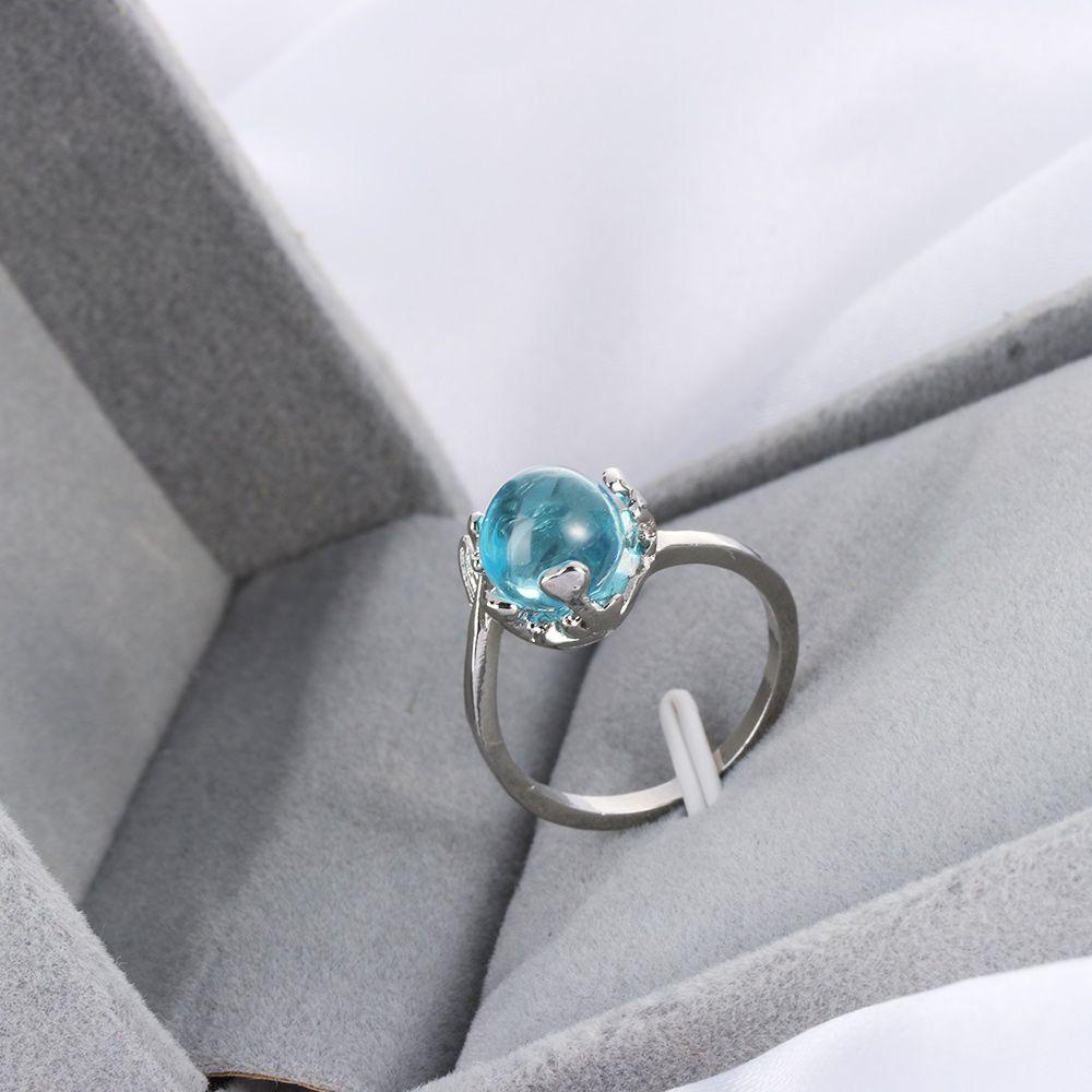 Lily Mermaid Gelembung Cincin Fashion Gadis Hadiah Perhiasan Ukuran Yang Dapat Disesuaikan