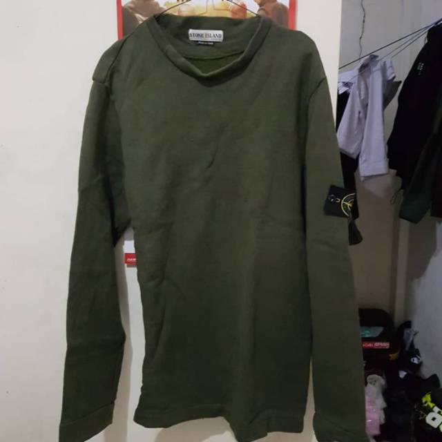 STONE ISLAND CREWNECK 100% Original Asli Ori made in Italy