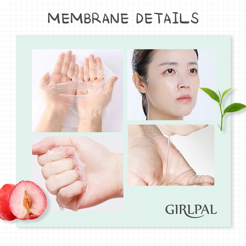 [BPOM] GIRLPAL Nature Sheet Mask 1pcs / Masker Wajah Face Skincare