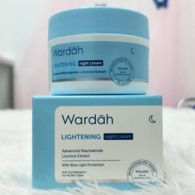 PROMO WARDAH Lightening NIGHT CREAM 30g (besar)/Cream Malam/WARDAH