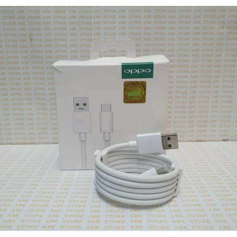 Kabel Data Charger OPPO A5 2020 / A9 2020 A53 A52 A92 USB Type-C Original