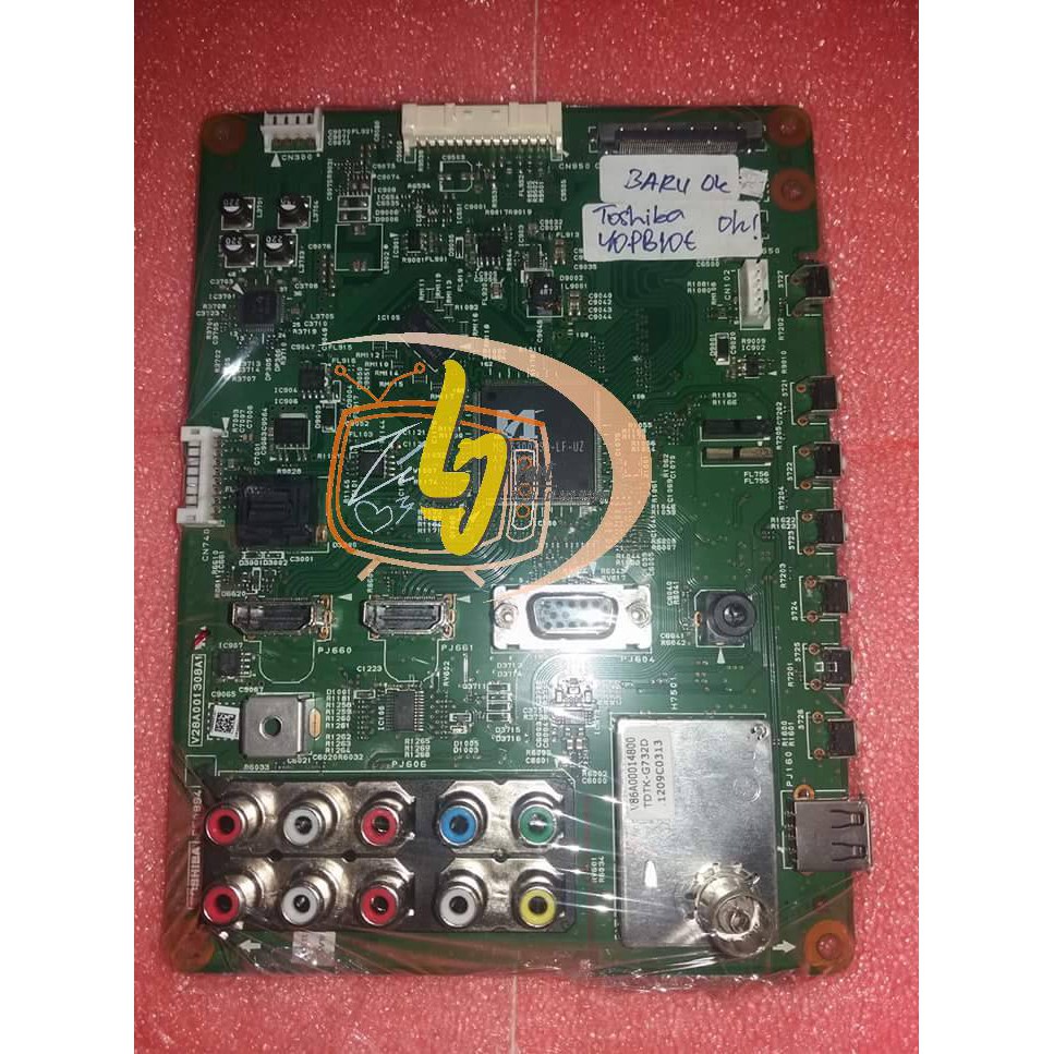 MB TV TOSHIBA 40PB10E - MAINBORD TV TOSHIBA 40PB10 E - MESIN TV TOSHIBA 40PB10