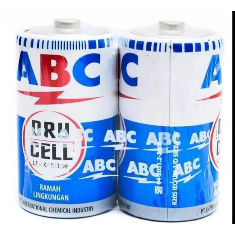 baterai ABC besar ukuran D