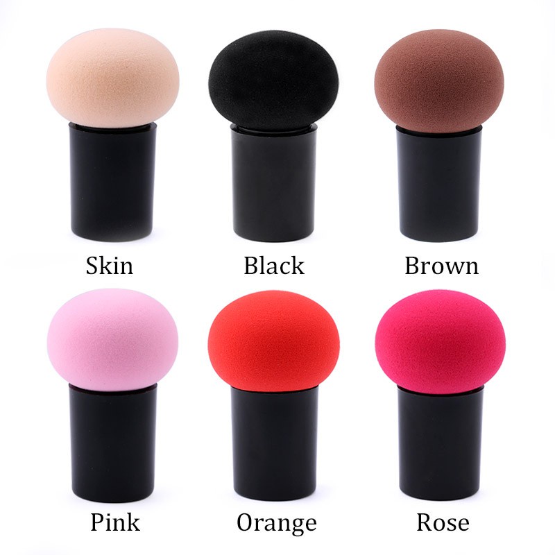 Ready Stock Spons Kosmetik Bentuk Jamur Makeup Puff Foundation Facial Puff Concealer Beauty Blender Sponge Alat Makeup