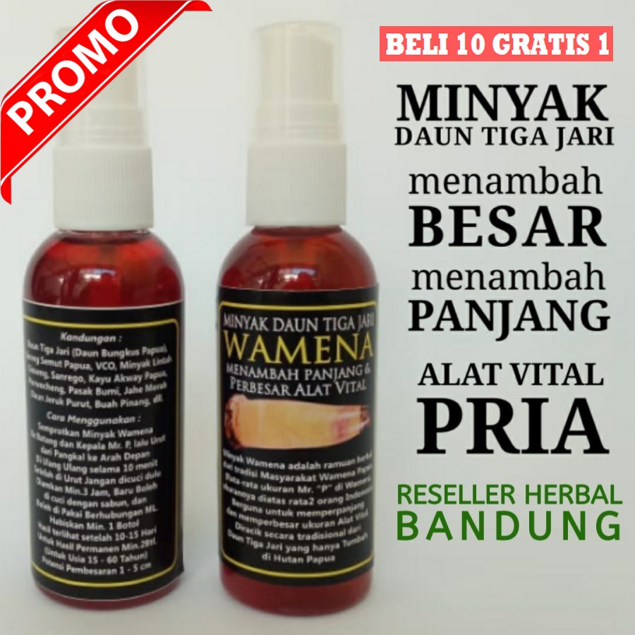 [ COD] Minyak Wamena Cap Daun Tiga Jari / Wamena oil / Wamena Original / WAMENA Minyak daun 3 Jari