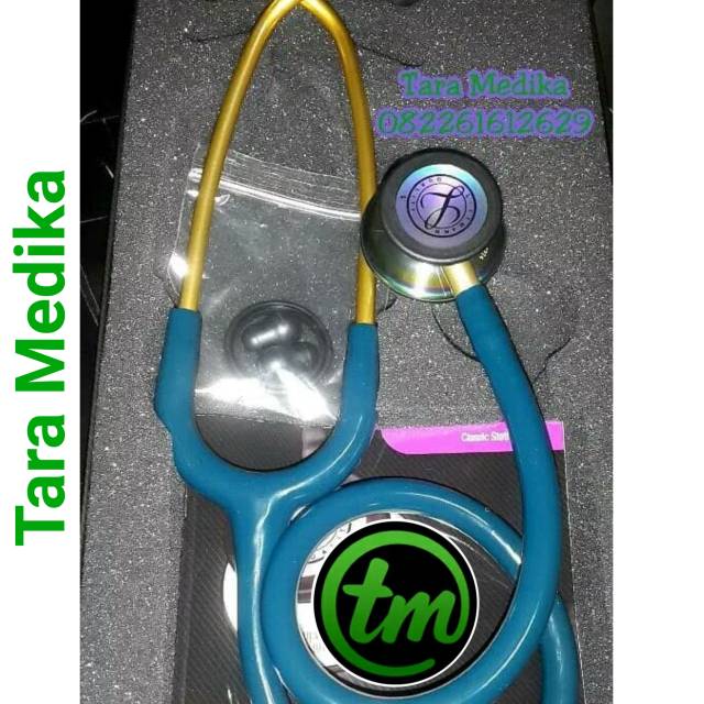 LITTMANN CLASSIC III SPECIAL EDITION Stetoskop Littmann Full Black Copper Rainbow Mirror Champagne 3