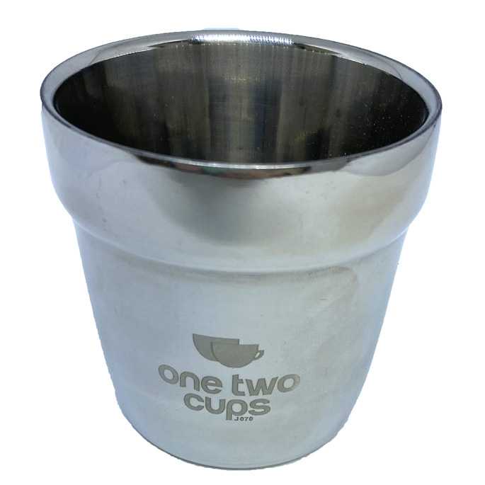 One Two Cups Gelas Bir Stainless Steel 180ML - J070