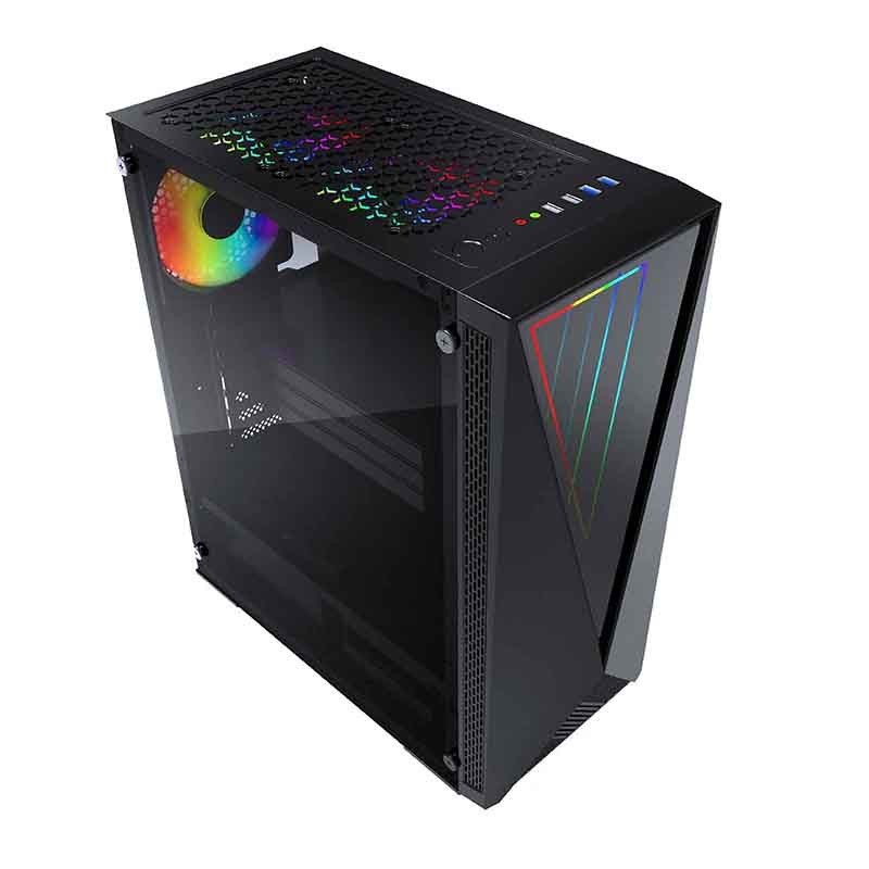 Casing PC Gaming Vurrion VOLTUS ATX Side Panel Temperedd Glass