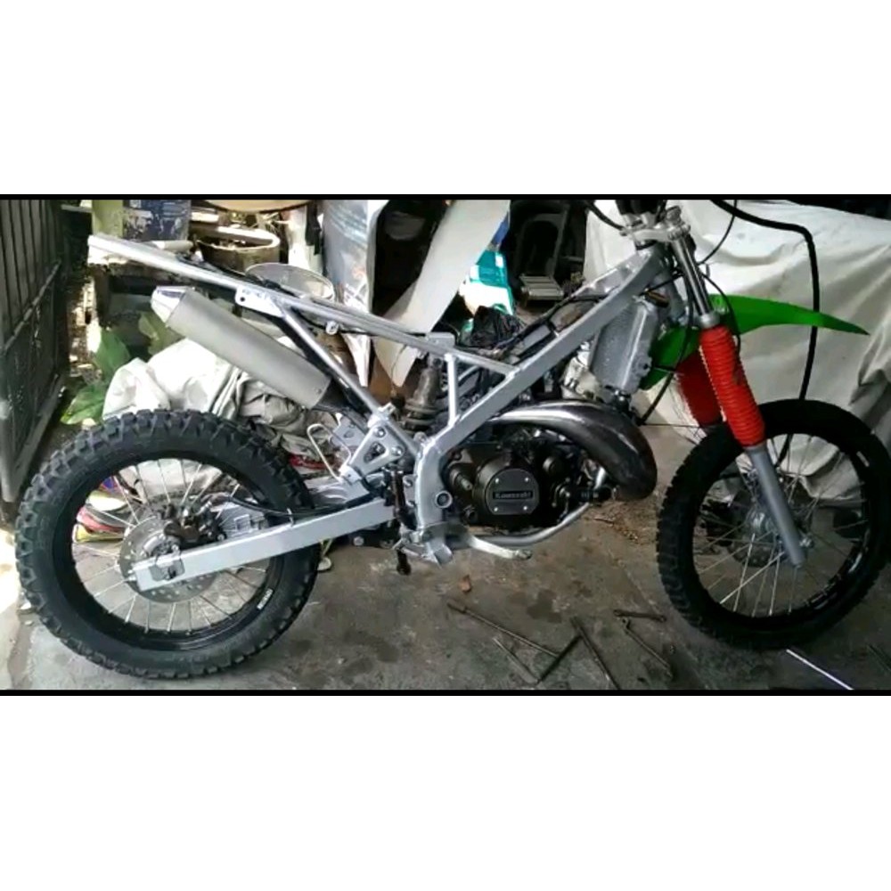 Rangka Frame KLX BF Lama Gordon PNP Mesin Ninja 150R 2tak Kebo Gastrack Bukan CRF YZ KTM Shopee Indonesia