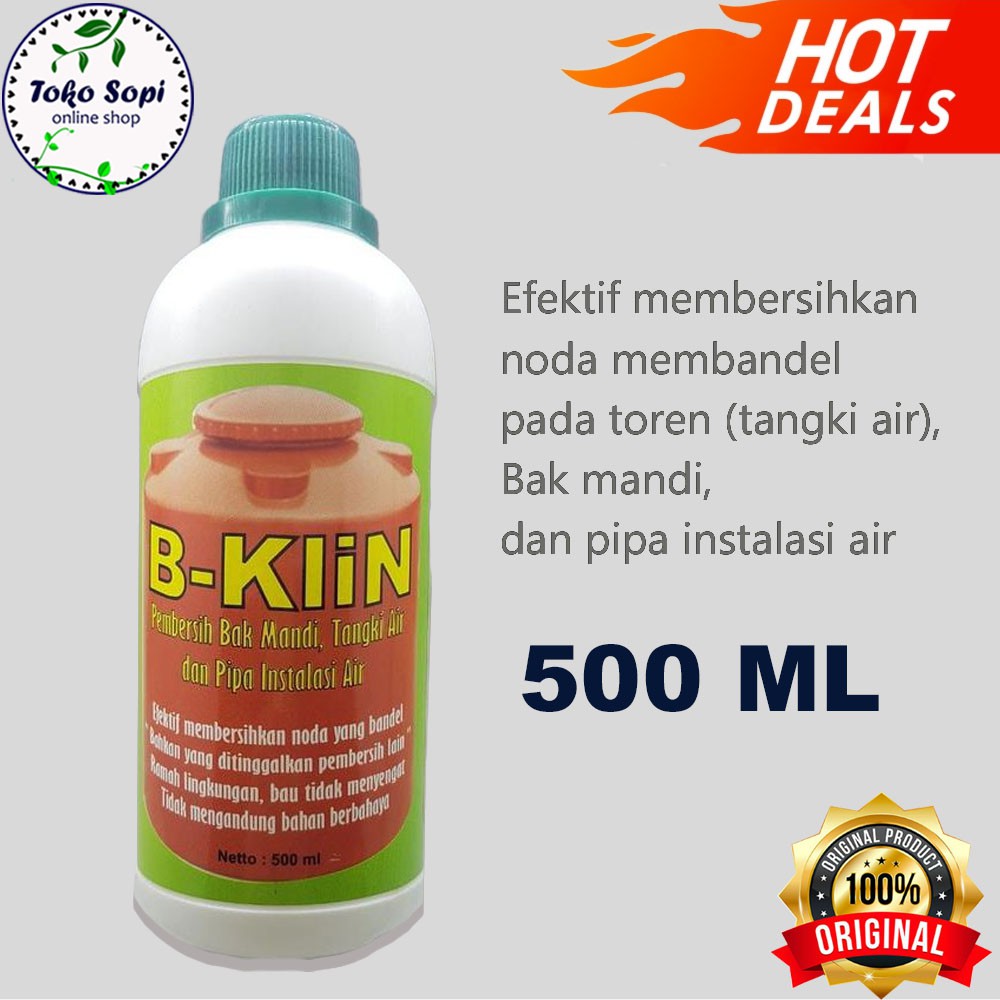 KLIN, BKLIN, B-KLIN, B KLIN PEMBERSIH PIPA TOREN PARALON TANGKI TANDON